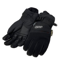 Scott Snow Gloves Sz Small Ski Insulated Adjustable Winter Black Zip Pocket