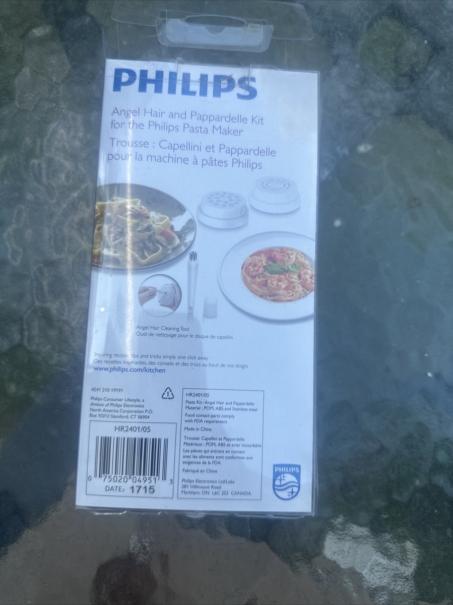 Philips Hr2401/05 Angel Hair and Pappardelle Pasta Disc in Kit