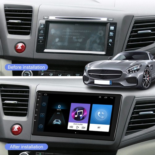 For 2012-2015 Honda Civic Apple Carplay Android 13.0 Car Stereo Radio 4G+64G GPS - Picture 12 of 12