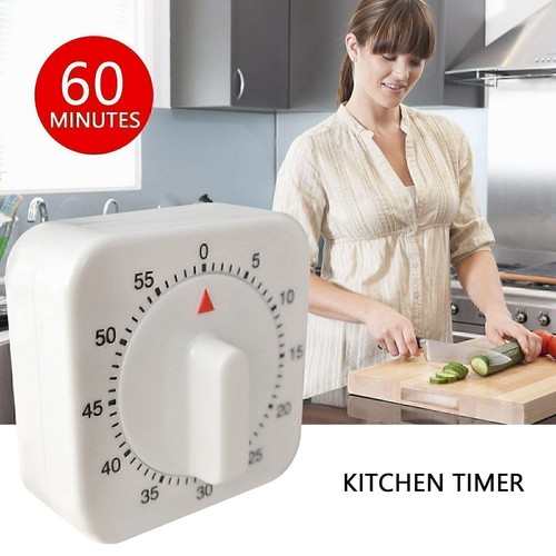 60 Min Mechanical Kitchen Timer Egg Timer Kitchen Timer Kitchen Alarm Clock LOVE - Picture 2 of 13