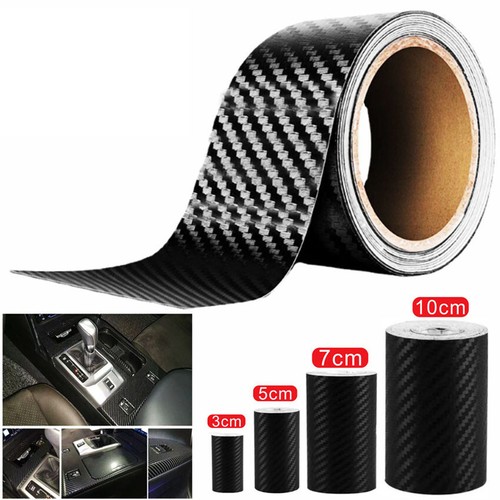 Film Wrap Tape Texture 3D Carbon Fiber For Car Windows Helmet Wall DIY - Picture 2 of 13