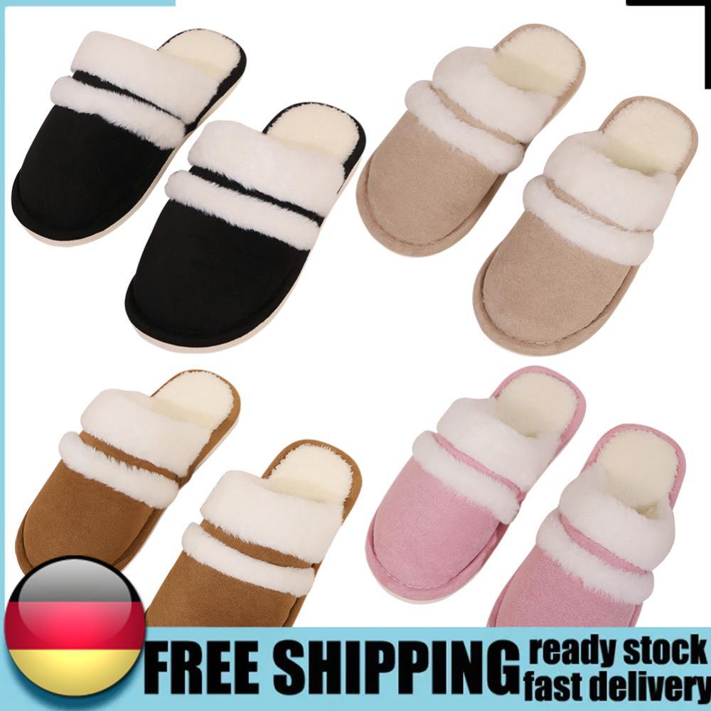 APL Scarpe da casa slip on accoglienti morbide pelose pantofole fuzzy per interno esterno