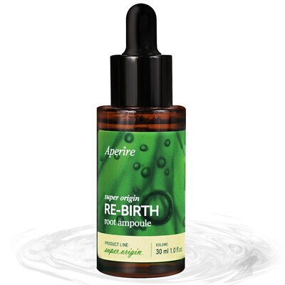 Aperire Re Birth Root Ampoule Face Serum Anti Aging Wrinkle Paraben Free 1.01 oz
