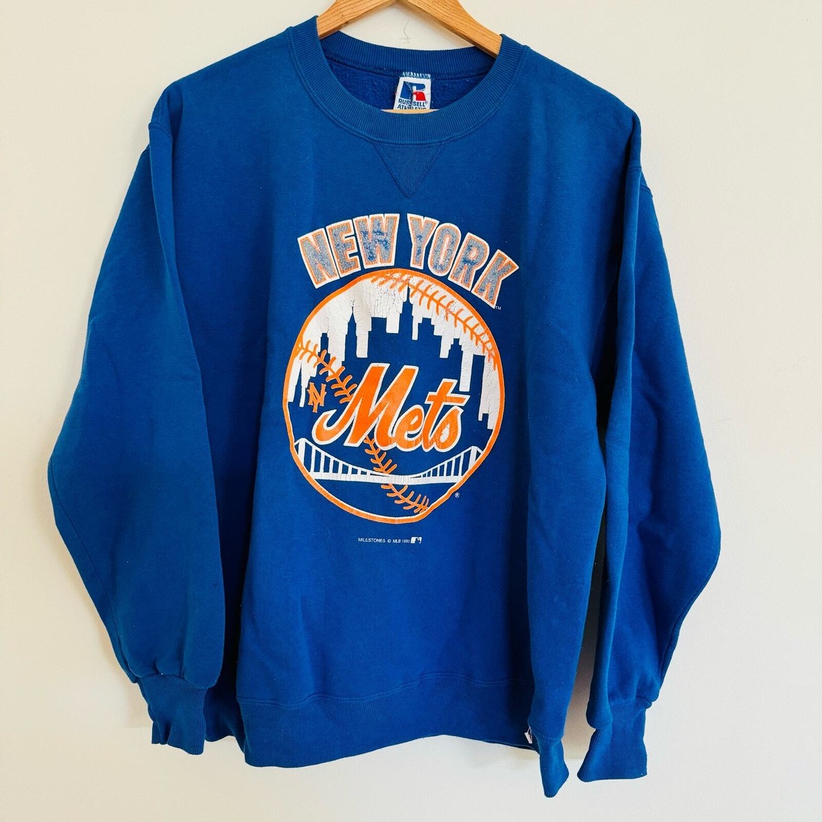 Russell Athletic VTG 90s New York Mets Blue Orange Amazin Russell Athletic VTG 90s New York Mets Blue Orange Amazin