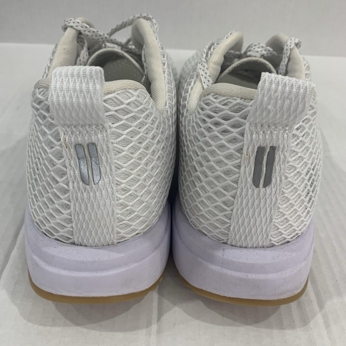 Nobull Shoes Unisex Mens 13 Womens 14.5 White Mesh Logo  display picture 1