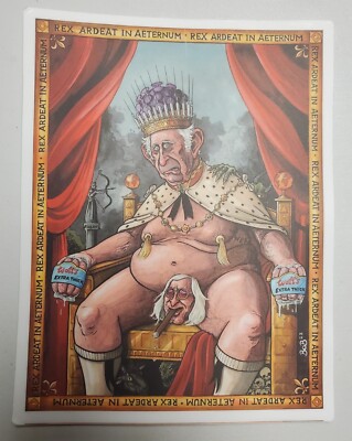ANTI King Charles III  Coronation STICKERS