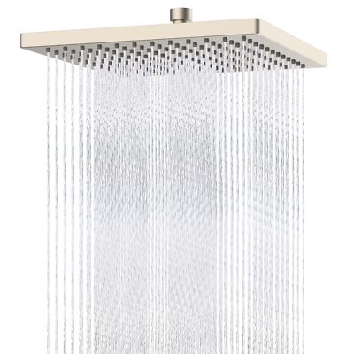 Thickness Metal Rain Shower Head,12 Inch High Pressure Square Large Shower Heads