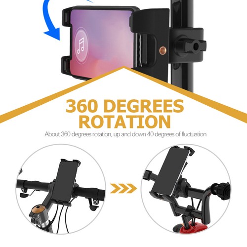Mobile Phone Holder Electric Bike Mount for Motorcycle Handlebar - 第 11/12 張圖片