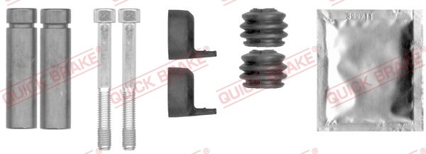 Fits QUICK BRAKE 113-0004X GUIDE SLEEVE KIT, BRAKE CALIPER - Image 2