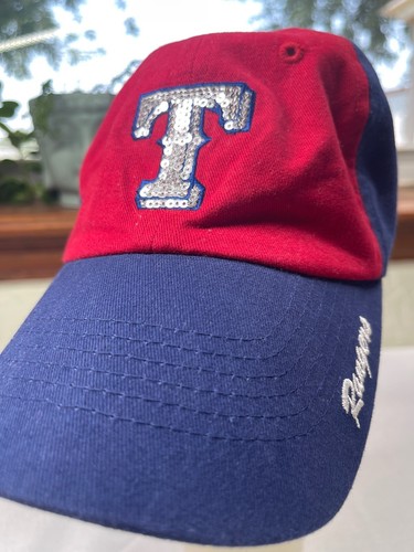 Texas Rangers Women's Hat Sequin Bling 