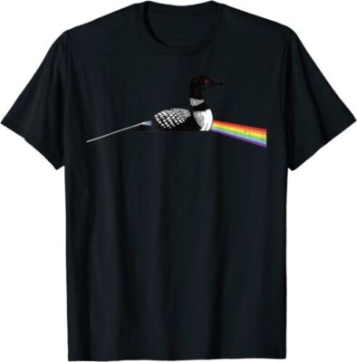 NEW LIMITED Original Classic Dark Side of the Loon-Bird Watching T-Shirt
