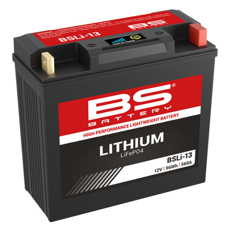 Batterie BS BATTERIE Lithium-Ion BSLI-13 idéale pour les road trips moto