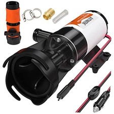 RV Macerator Pump 12V DC, for Trailer Waste Water Dumping, Portable and Quick