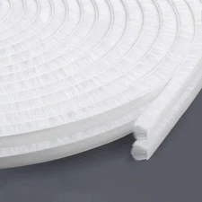0.35in x 66Ft Brush Weather Stripping, Card-Slot, Seal Strip, Pile, Door Sweep