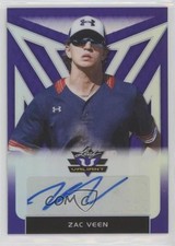 2020 Leaf Valiant Portrait Purple Prismatic /25 Zac Veen #PA-ZV1 Auto 0rm6
