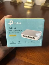 NEW TP-Link TL-SF1005D 5-Port 10/100Mbps Fast Ethernet Desktop Switch SEALED