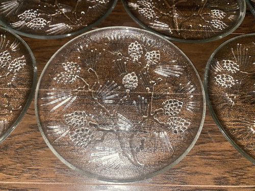 Set of 7 Tiara Ponderosa Pine 10” dinner plates~Pine Cone - Picture 7 of 8