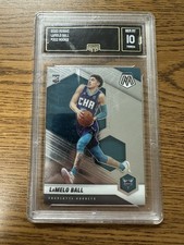 2020 Panini Mosaic LaMelo Ball #202 RC Rookie GMA GEM MT 10 Hornets 🔥