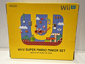 Wii U Super Mario Maker Set (with box) White set 32GB Console JP WUP-10+ 4 games