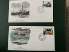 Great Britain 1981 #956-959 Deep Sea Fishing - 5 Fleetwood FDCs