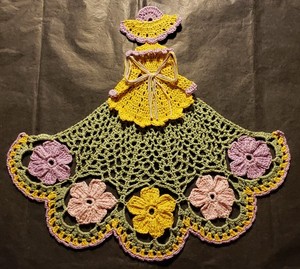 Crochet Crinoline Lady Flowers