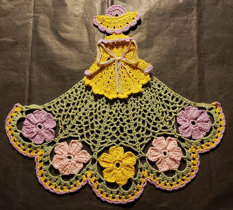 Crochet Crinoline Lady Flowers