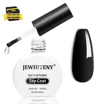 10ML Top Coat Nail Polish High Gloss Shine Finish No Wipe No Dip Long Lasting Ge