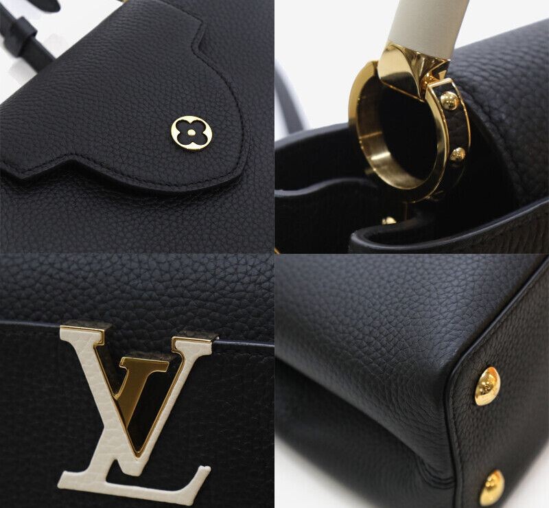Louis Vuitton Capucines MM Black Flower M22805 130242616 image 7