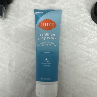 Lume Acidified Body Wash - Unscented - 7oz PH Optimized For Whole Body Evens Ski