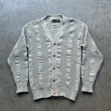 VTG 90s Eddie Bauer Made In USA Cardigan Sweater Size XL Cotton Knit