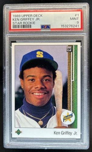 1989 Upper Deck Ken Griffey Jr. Rookie RC #1 Mariners PSA 9