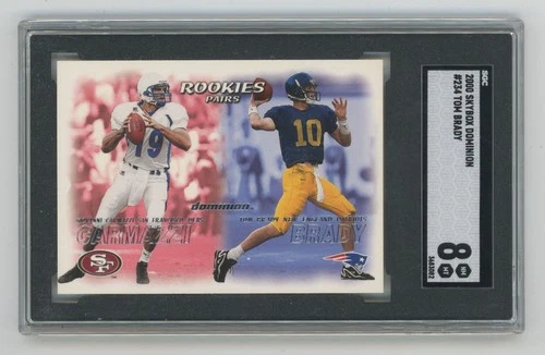2000 Skybox Dominion 234 Tom Brady SGC 8 716021 