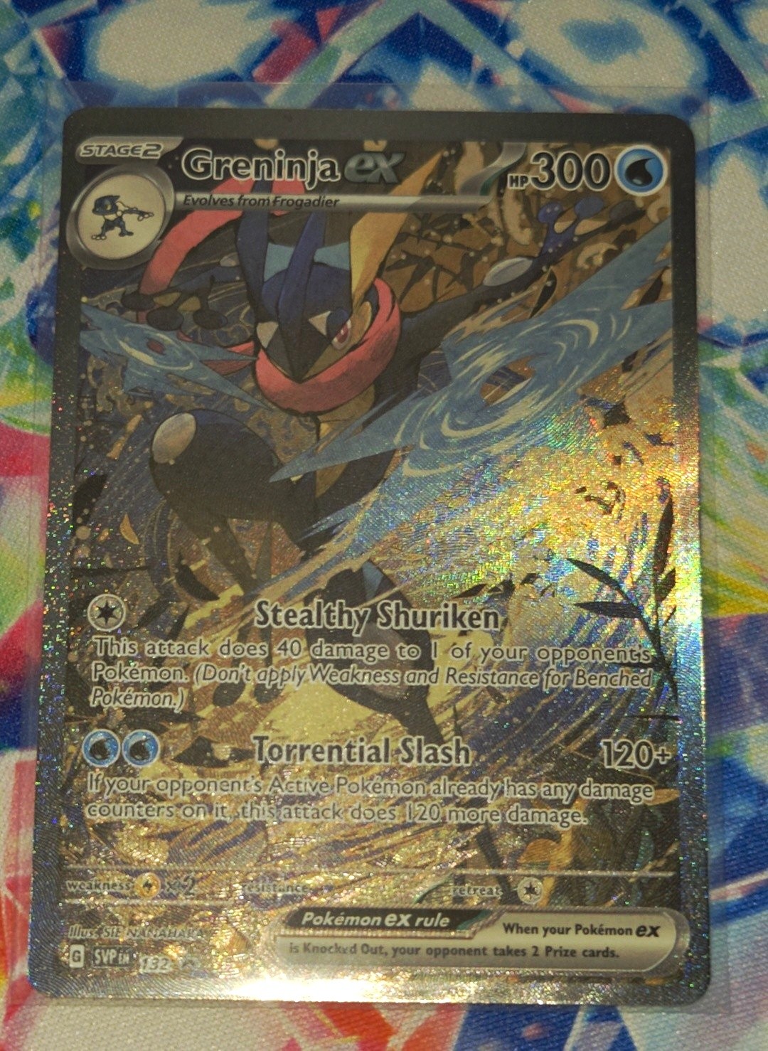 The Pokémon Company Greninja ex SVP 132 Scarlet & Violet Promo Holo Full Art
