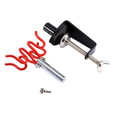 ︶Airbrush Holder Holds 2x Air Brush Guns Clamp On Station Stand Parts Hobby