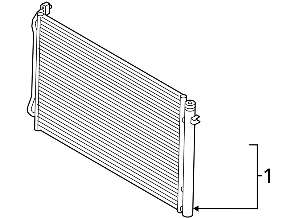 Condensador de CA Rdstr sDrive35i para BMW Z4 09-16 2586197 Foto 4 de 4