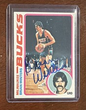 BRIAN WINTERS 1978-79 TOPPS SIGNED AUTOGRAPHED CARD #76 MILWAUKEE BUCKS