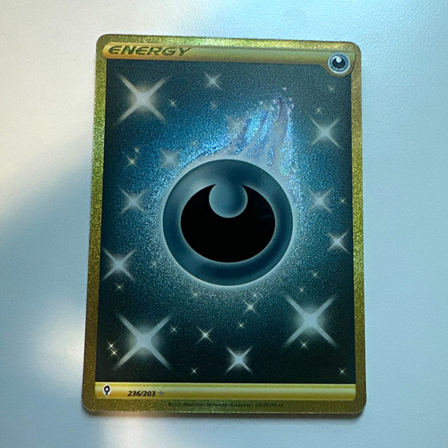 Pokemon TCG Darkness Energy 236/203 Crown Zenith Secret Rare Holo EN