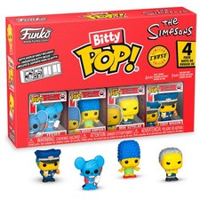 Funko Blister 4 Figuras Bitty Pop Los Simpsons Itchy