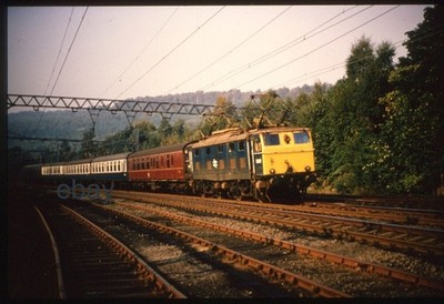 POSTFREI - Junction 35mm Slide - Class 76 - E26057 on Woodhead Route c.1970's