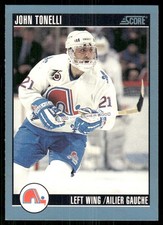 John Tonelli 1992-93 Score Canadian #342 Quebec Nordiques