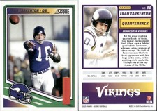 🏈 2025 Panini-Score - Fran Tarkenton Vikings #98