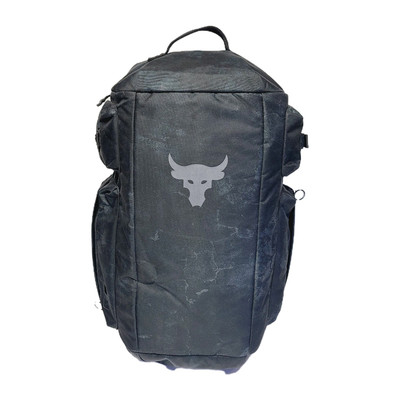 Under Armour Project Rock PRJCT-3 Duffle Bag Backpack Black Smoke