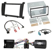 Einbauset Lenkradadapter Doppel DIN Autoradio f&uuml;r Mercedes SLK R171 2004-2008