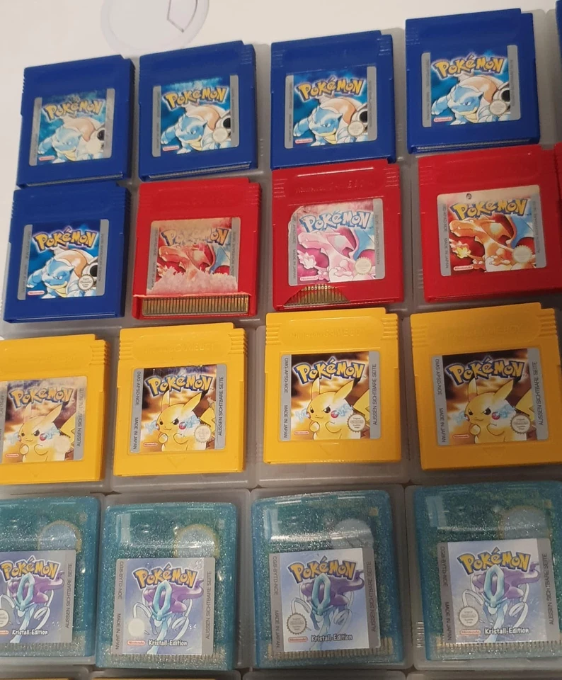 Nintendo Gameboy Pokemon Gold Gelb Rot Blau Silber Kristall - Bild 4 von 4