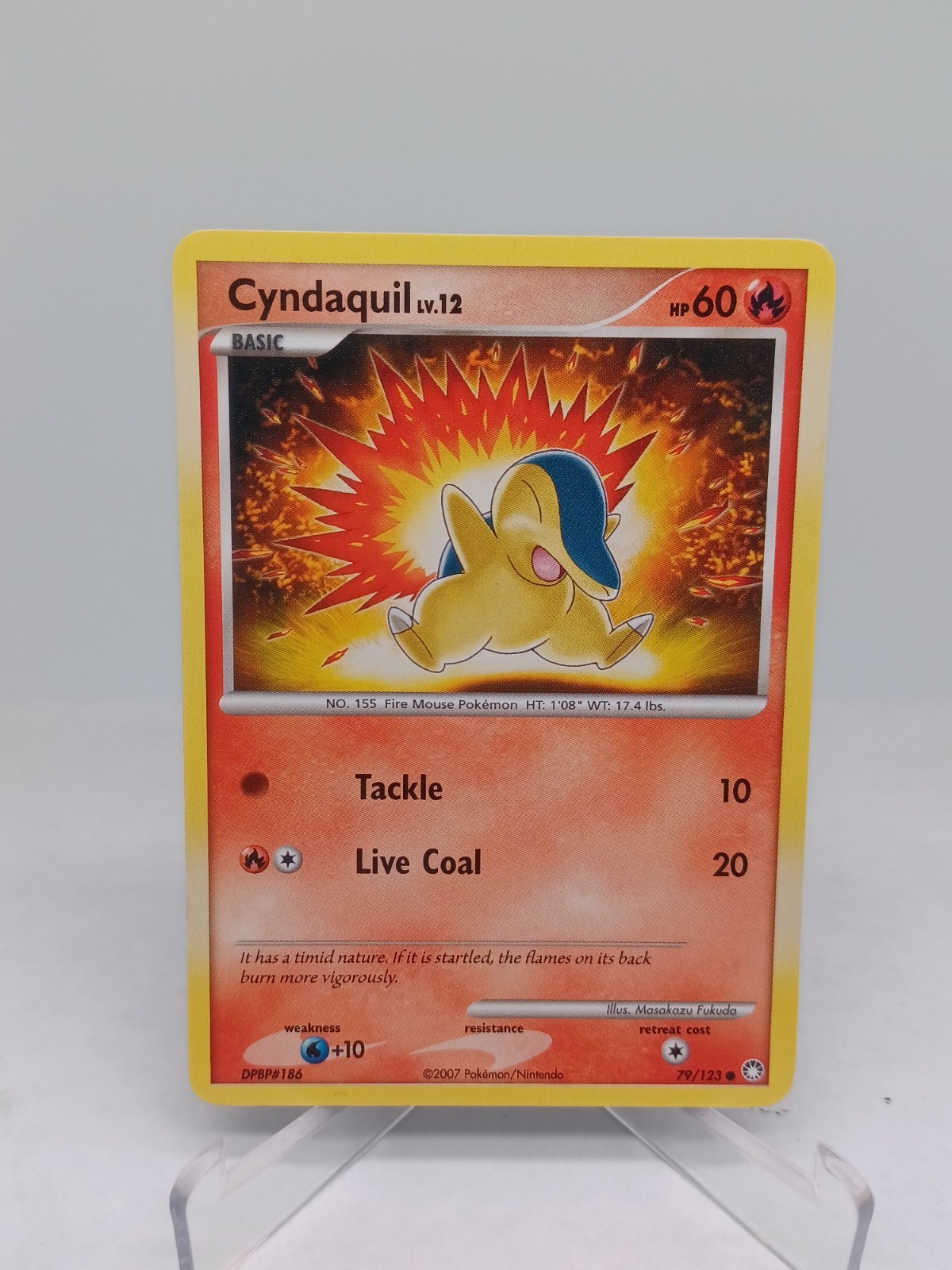Cyndaquil 79/123 Mysterious Treasures Regular Common Pokemon Trading Card TCG