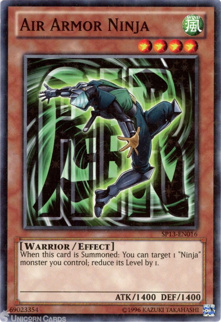 SP13-EN016 Air Armor Ninja : Starfoil Rare UNL Edition Mint YuGiOh Card