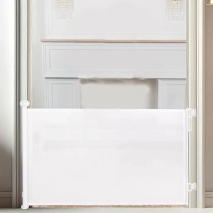 ABB Trading Retractable Safety Gate SG026 GRAY NEW Space Saving Mesh Multi-use