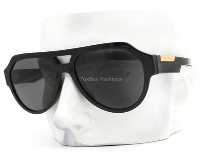 Dolce & Gabbana Black Polished Sunglasses Dolce and Gabbana Sunglasses DG4404 501/8G Polished Black  main image 4