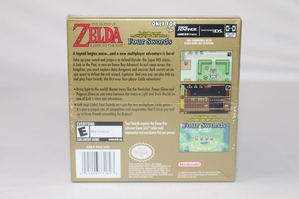 The Legend of Zelda: A Link to the Past GBA Game Boy Advance NEW & SEALED! RARE! - Image 3 of 4