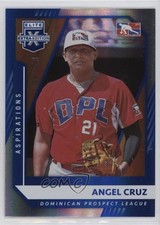 2021 Panini Elite Extra Edition Aspirations Blue 4/249 Angel Cruz #194 z6b
